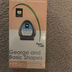George and Basic Shapes Cricut